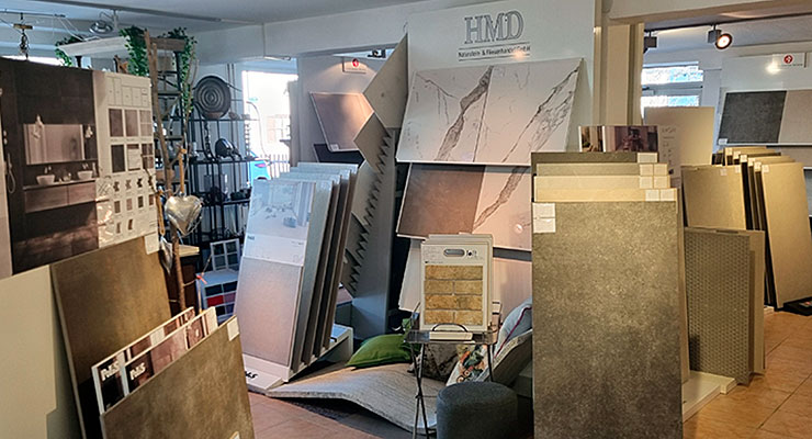 HMD: Austellung unserer Fliesen.