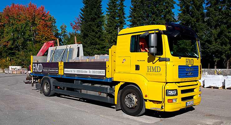 HMD: Eigene Logistik.