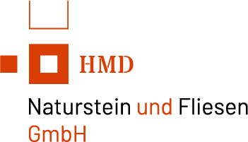 Logo der HMD Naturstein und Fliesen GmbH.